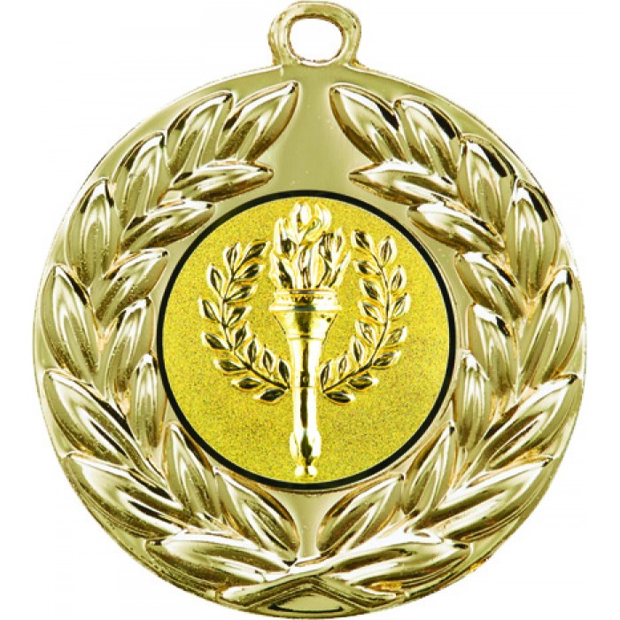 VICTORY MEDAL - CHOOSE YOUR OWN CENTRE - 50MM X 2MM - GOLD